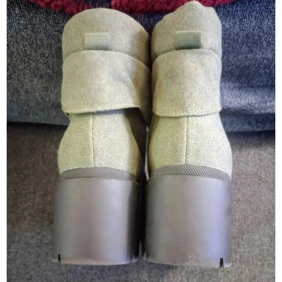 Maurices Canvas Eyelet‎ Lace Up Hiker Combat Boot Colby Block Heel Y2K Size 10 - Picture 4 of 6